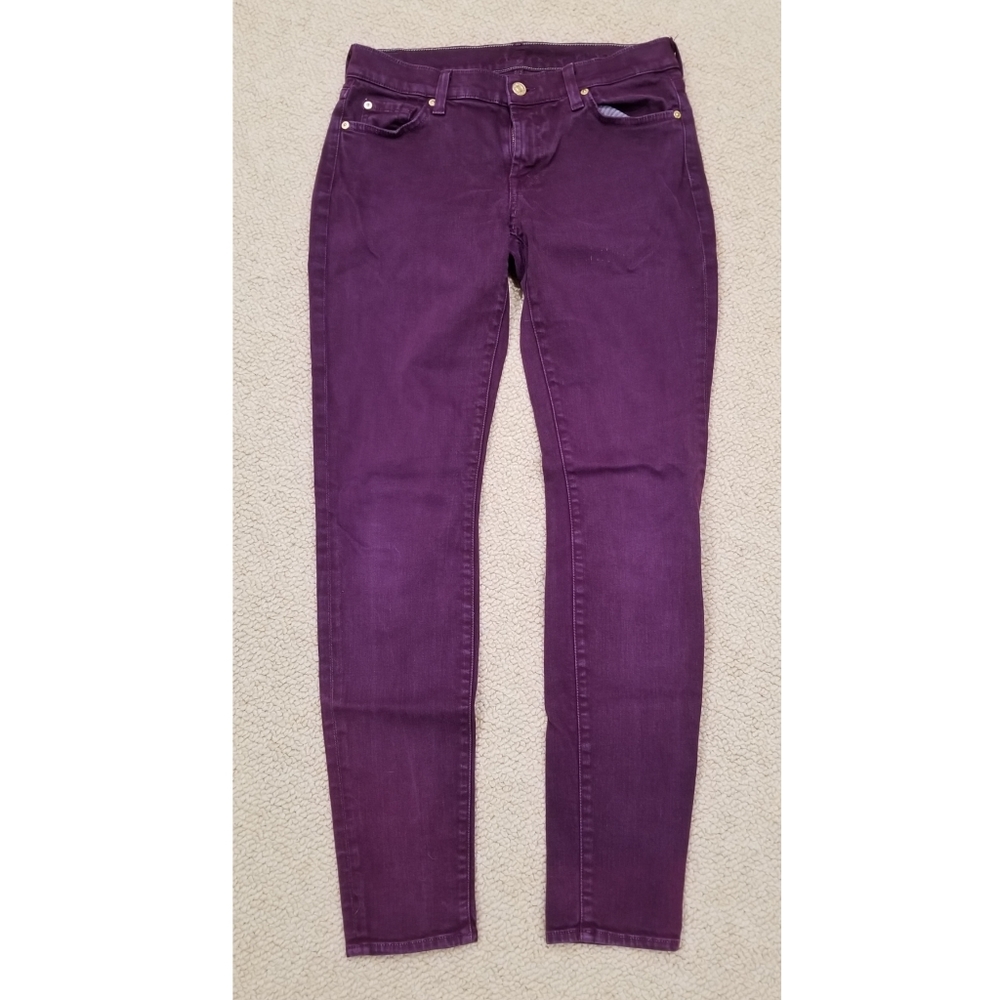 7 for All Mankind purple jeans